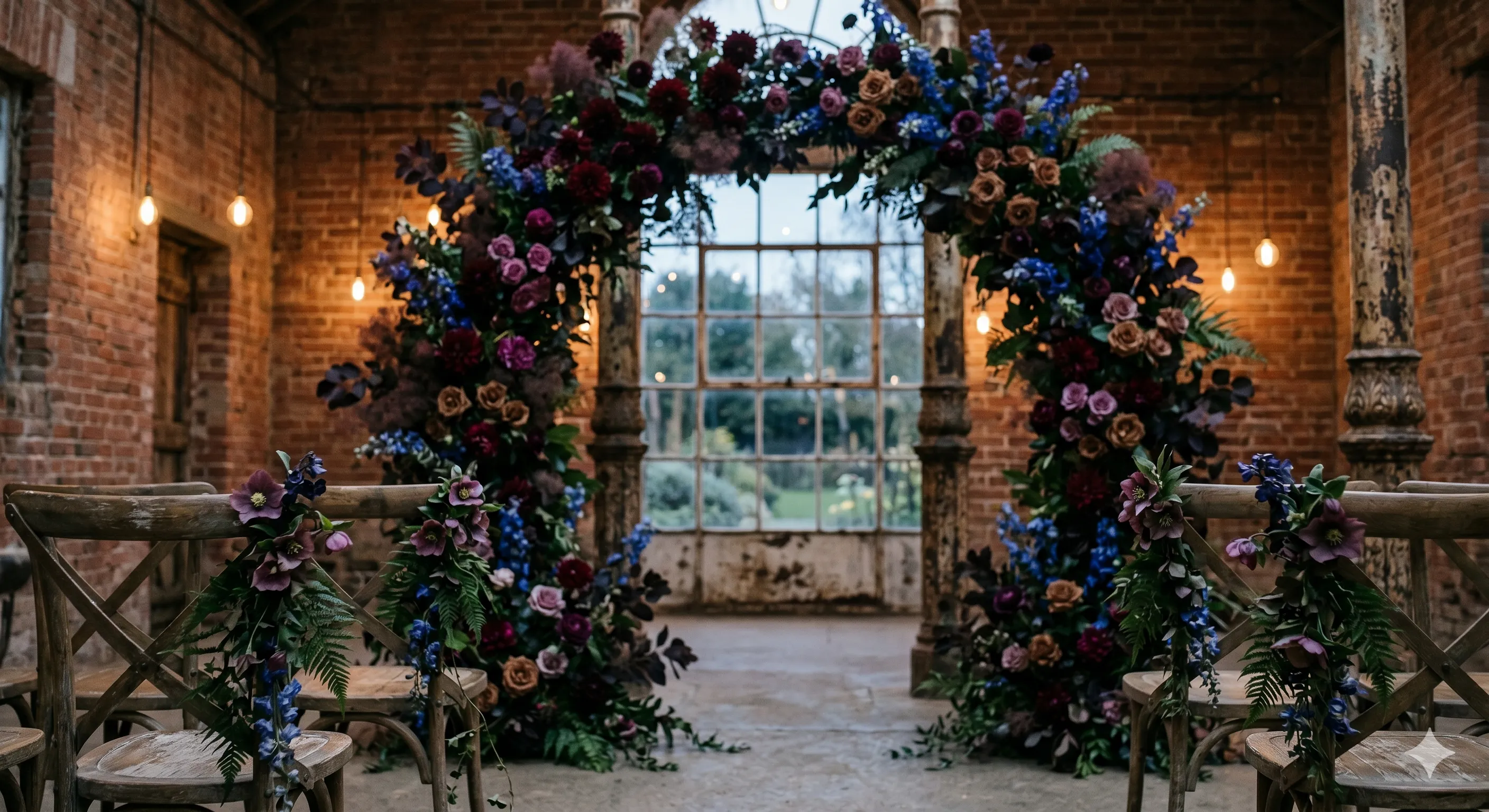 Epsom Florist — floral arch arrangement