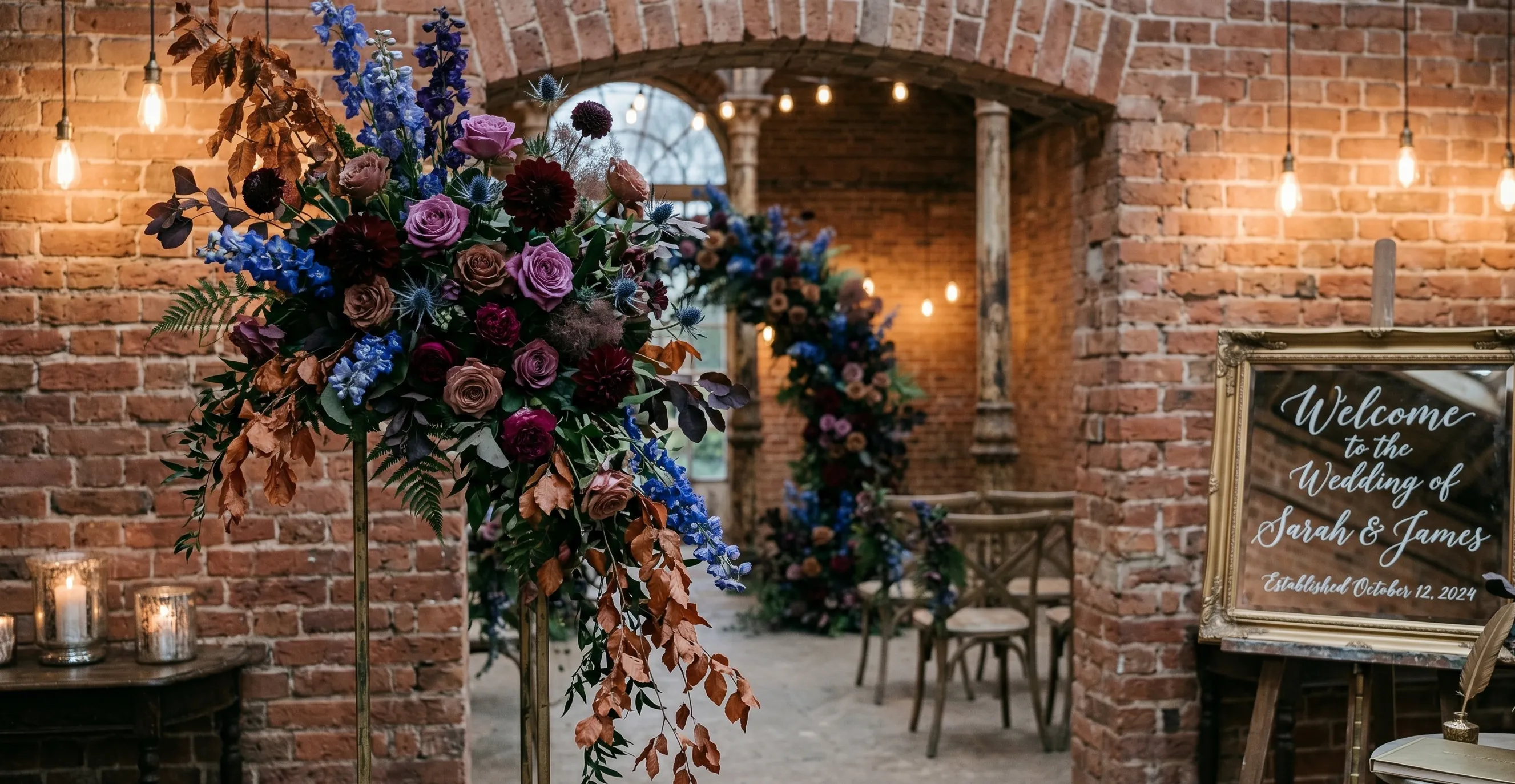 Epsom Florist — wedding reception table flowers